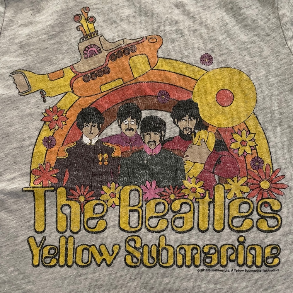 Girls Beatles Yellow Submarine tee